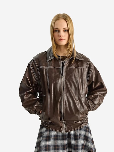 Bianco Lucci Between-Season Jacket in S in Mocha, Item view