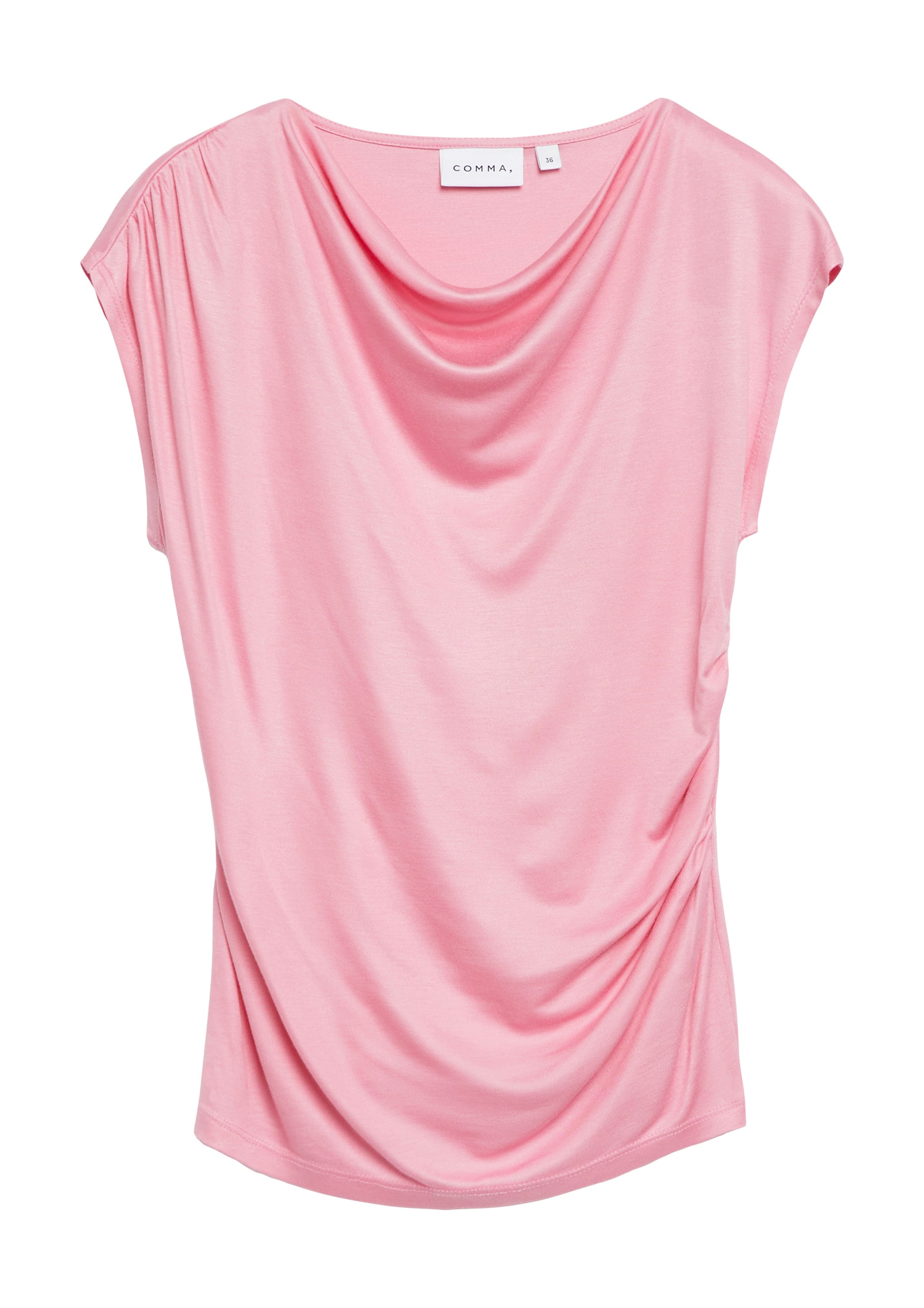 COMMA T-Shirt in Pink: Vorderseite