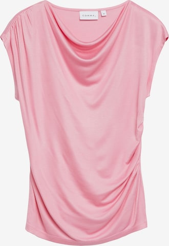 T-shirt COMMA en rose : devant