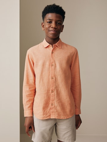 Next Средняя посадка Рубашка в Оранжевый: спереди