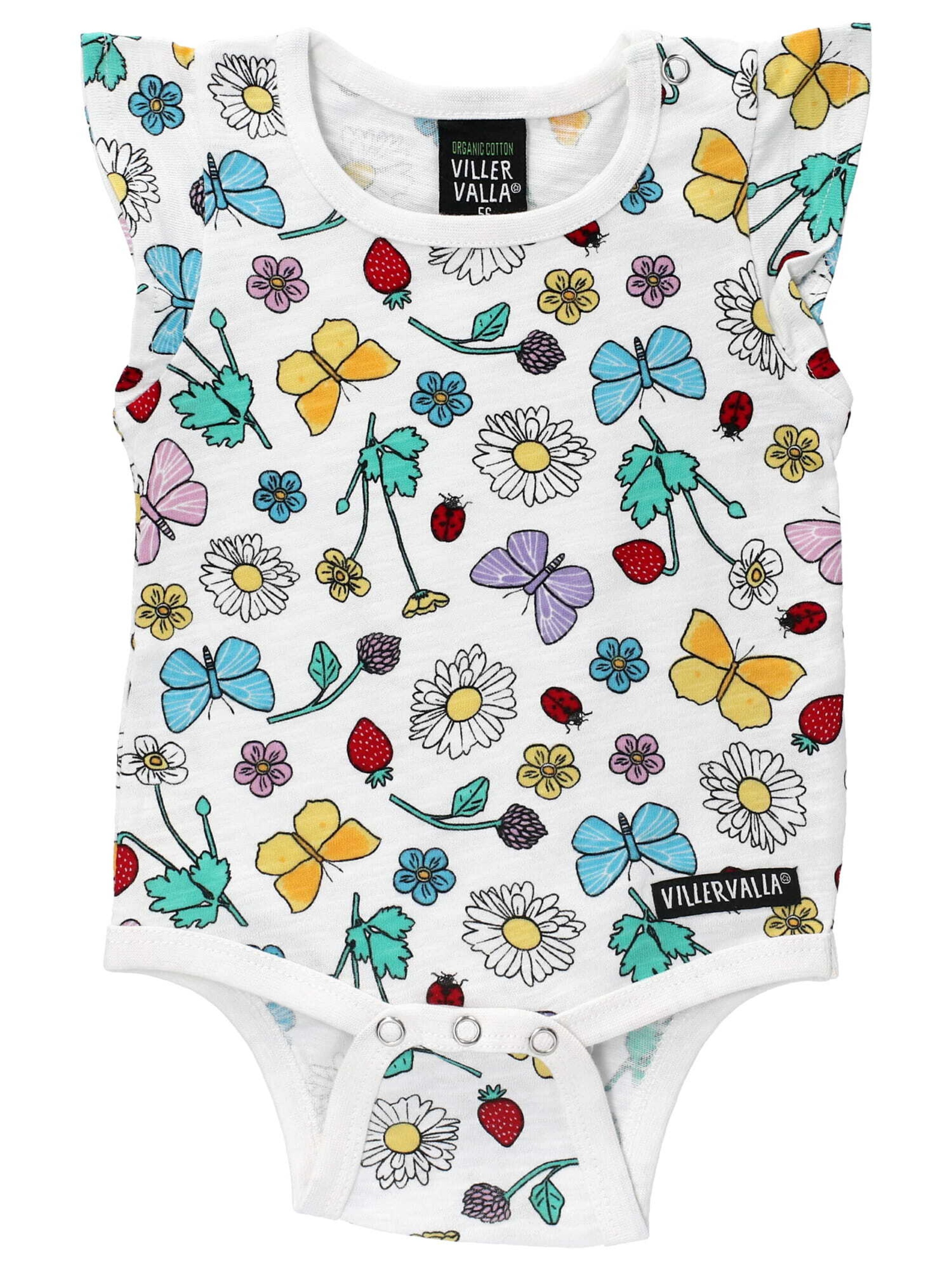 Villervalla Romper/Bodysuit in White: front