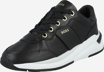 BOSS Platform trainers 'Skylar' in Black: front