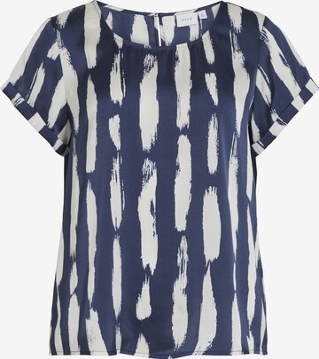 VILA Shirt in Blauw: voorkant