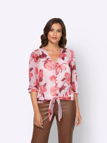 Camicia da donna di heine in rosa: frontale