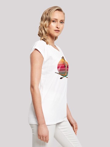 F4NT4STIC Shirt 'Disney König der Löwen Timon Sunset' in White