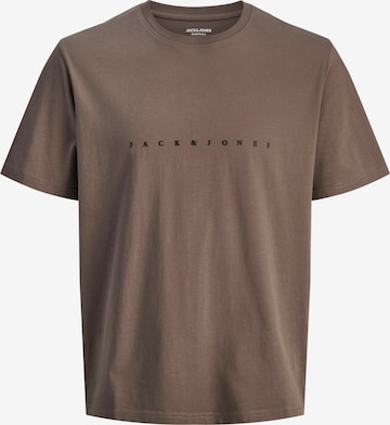 Jack & Jones Plus Bluser & t-shirts 'JJESTAR' i brun: forside