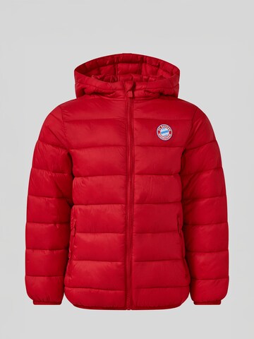 FC BAYERN MÜNCHEN Between-Season Jacket in Red: front