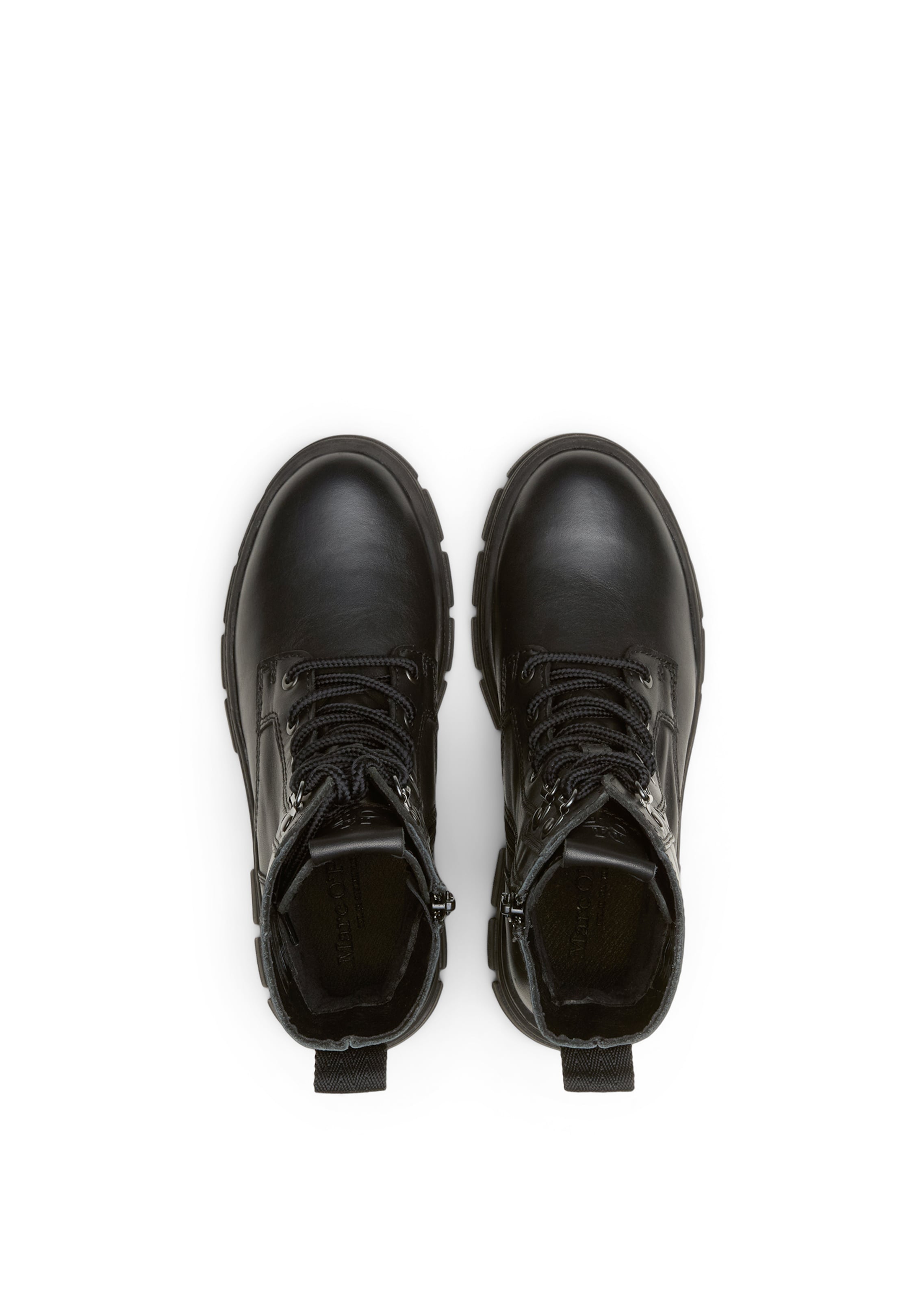 Marc O'Polo Schnürstiefelette 'Josy' in Schwarz