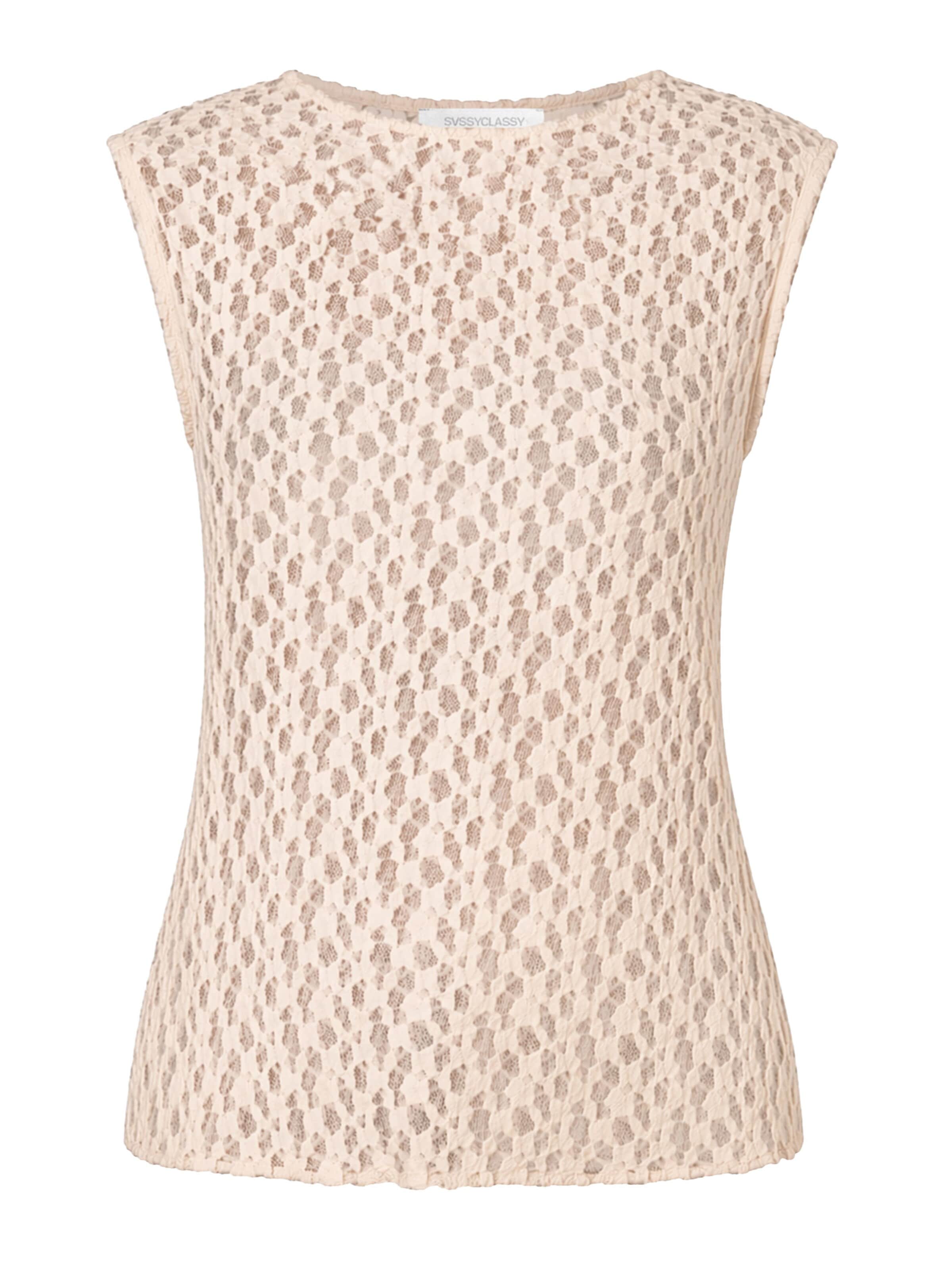 SASSYCLASSY Top‌‌‌‌‌‌‌ in Beige: Vorderseite