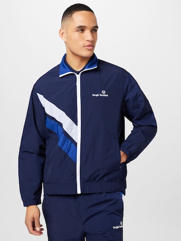 Sergio Tacchini Sportjas 'ORTICA' in Blauw: voorkant