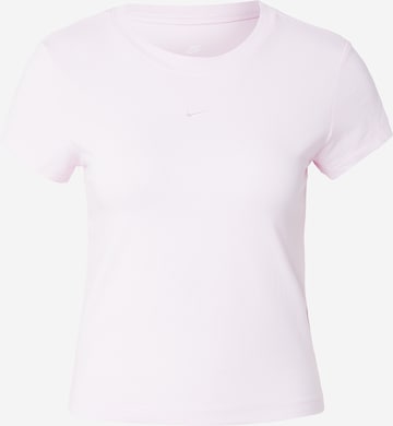 T-shirt 'CHLL' Nike Sportswear en rose : devant