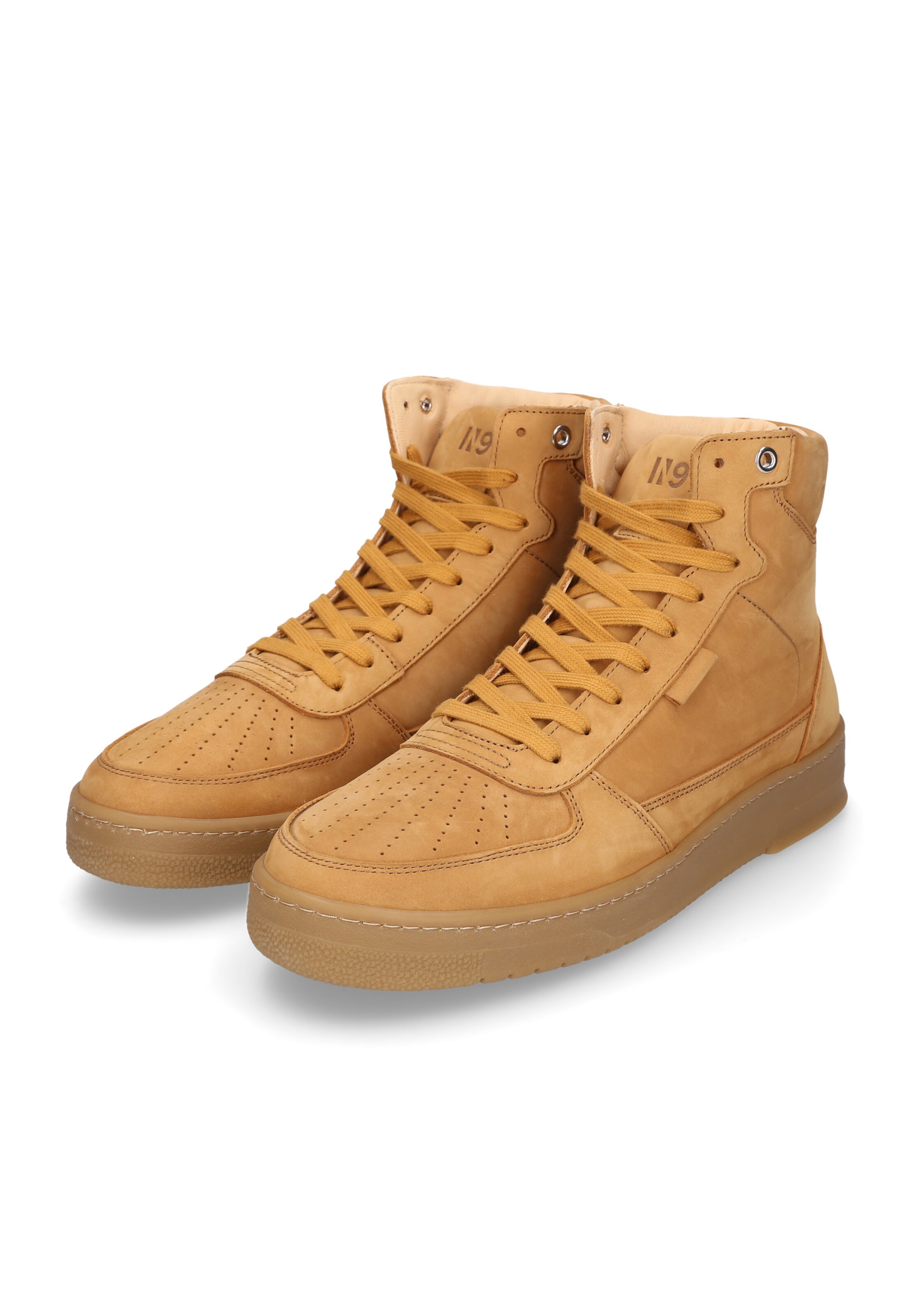 N91 Platform trainers 'Bball Hi M AN' in Brown