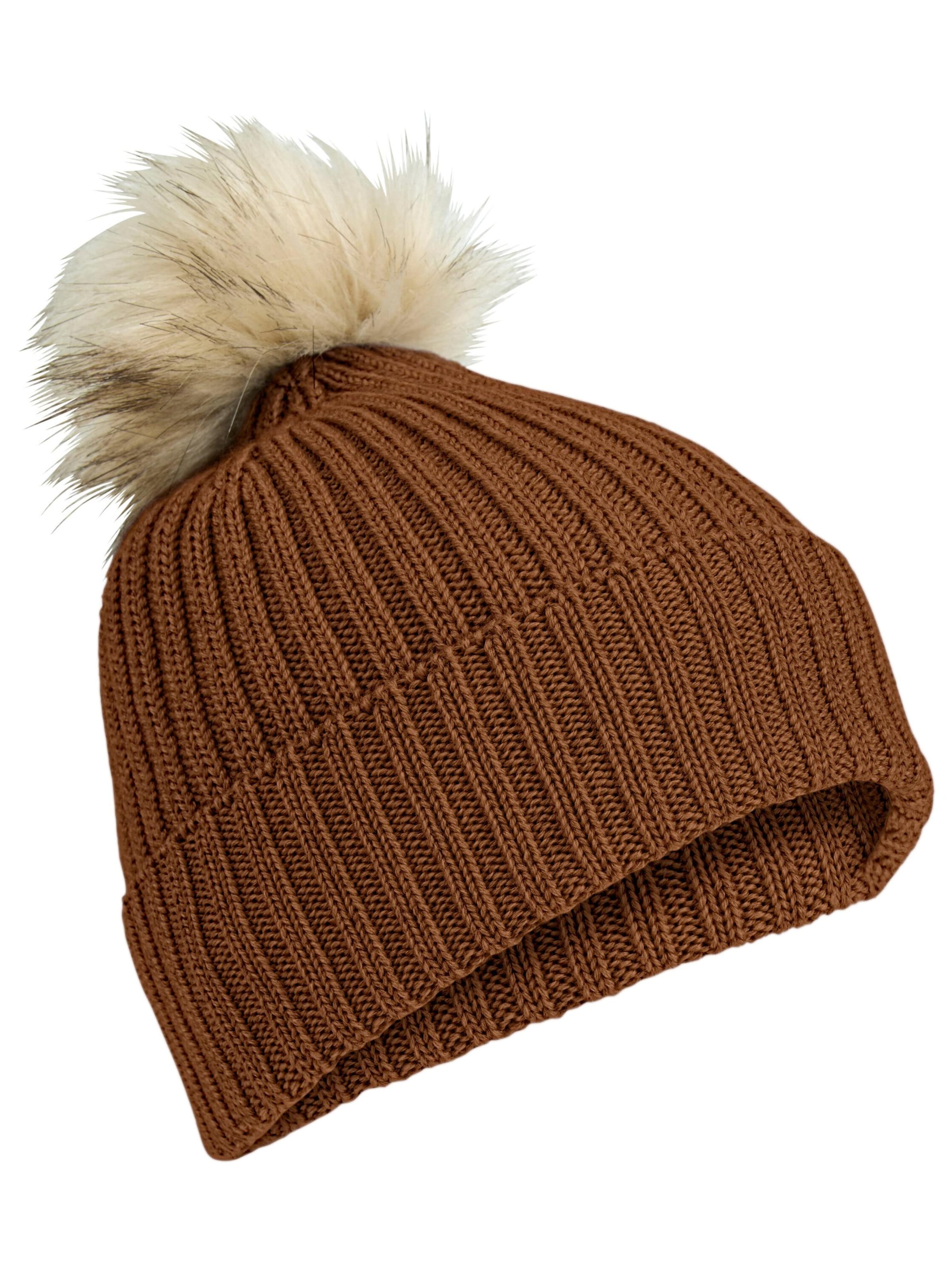 FALKE Mütze‌‌‌‌‌ in Braun: Vorderseite