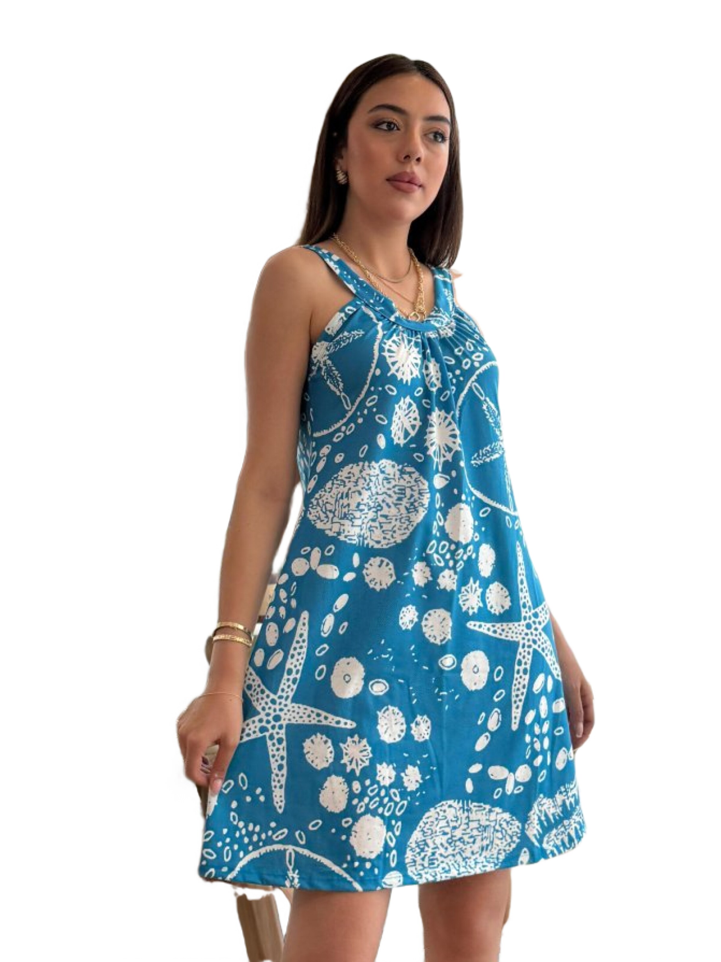 JANE's Zomerjurk in Blauw: voorkant