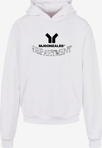 MJ Gonzales Sweatshirt 'Department x Heavy' in White: front