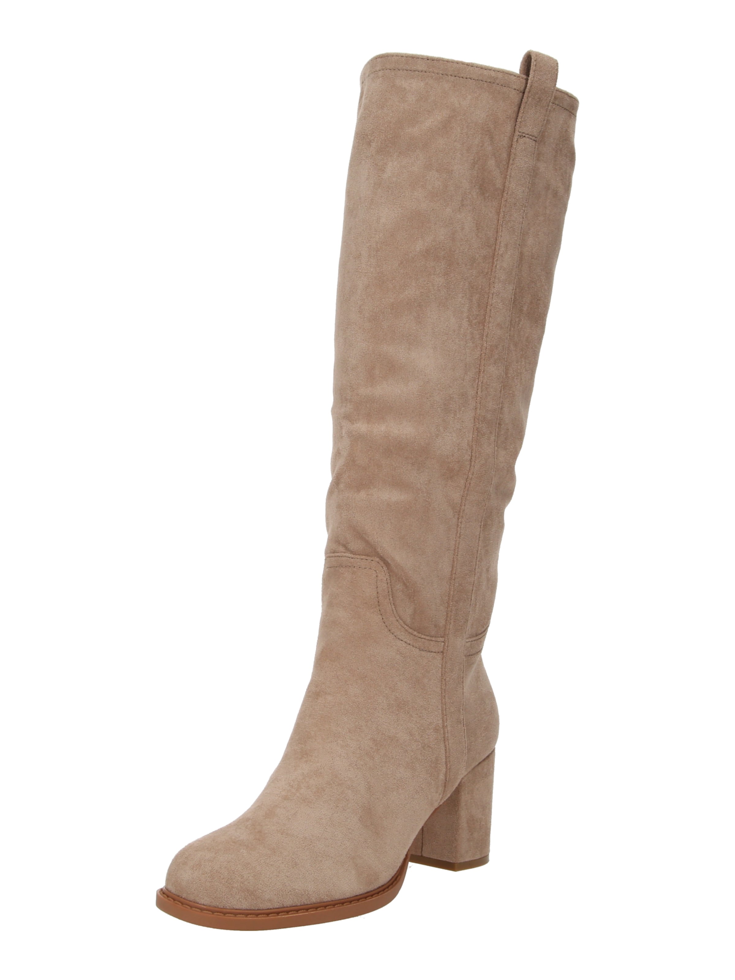 Bottes 'Jenna' ABOUT YOU en beige : devant