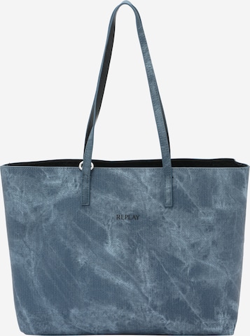 Cabas REPLAY en bleu : devant