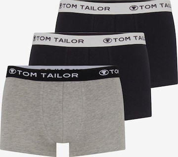 TOM TAILOR Шорты Боксеры в Серый: спереди