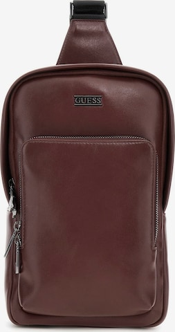 GUESS Crossbody bag 'Boston' in Brown: front