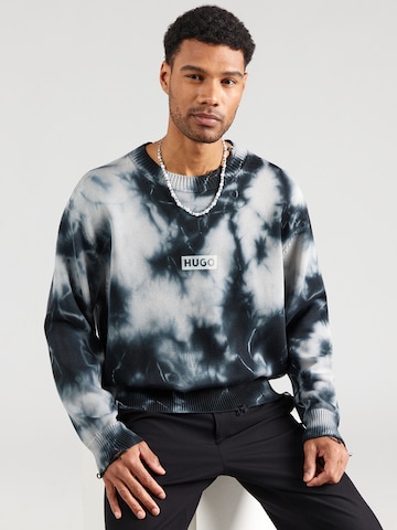 HUGO Svetr 'Sestroy' – černá: přední strana