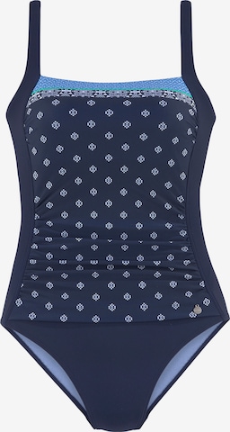 LASCANA - Traje de baño en azul: frente