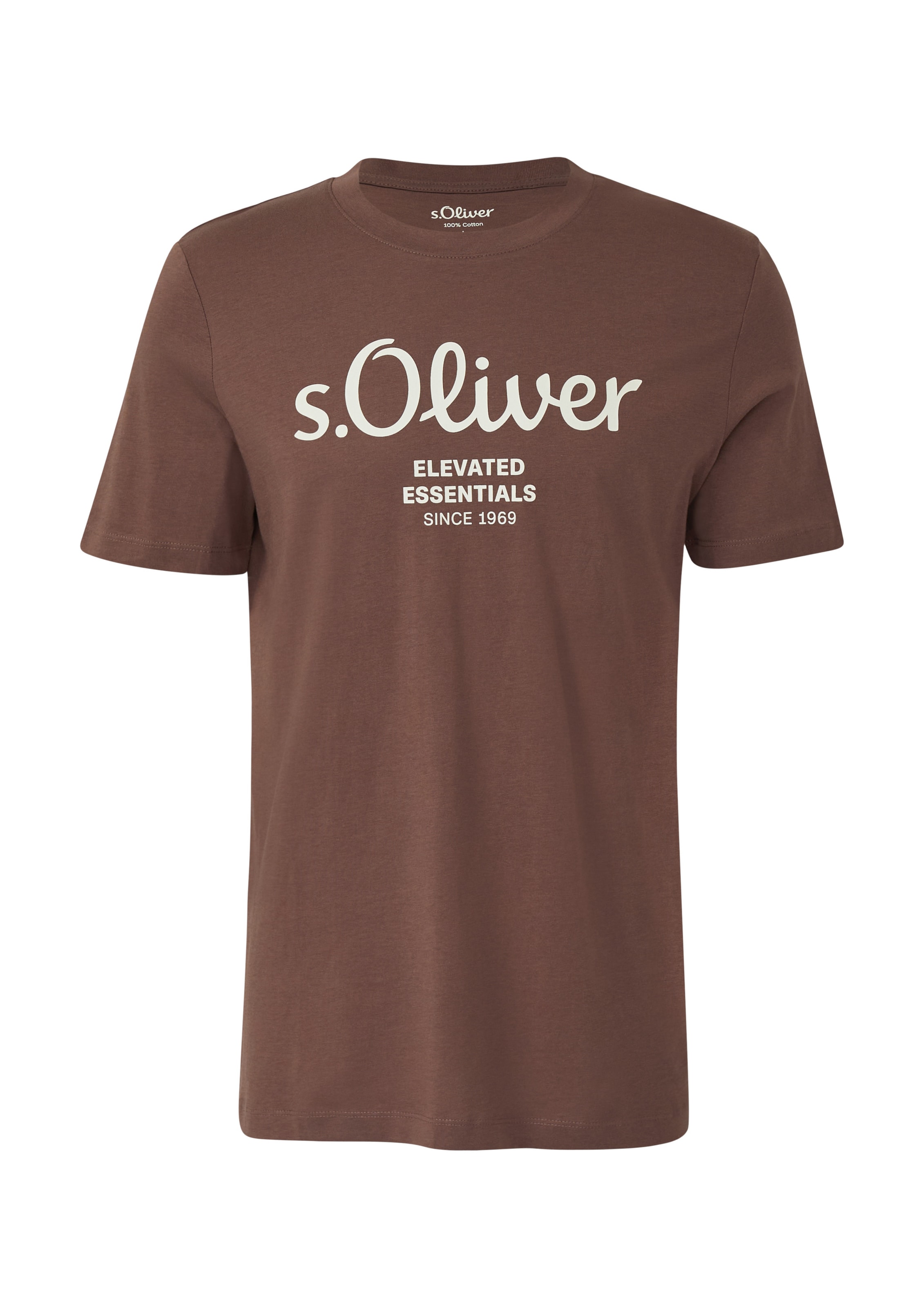 T-Shirt s.Oliver en marron : devant