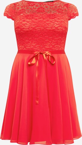 SWING Curve - Vestido de gala en rojo: frente