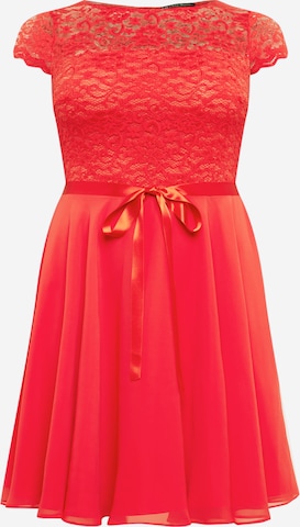 SWING CurveKoktel haljina - crvena boja: prednji dio