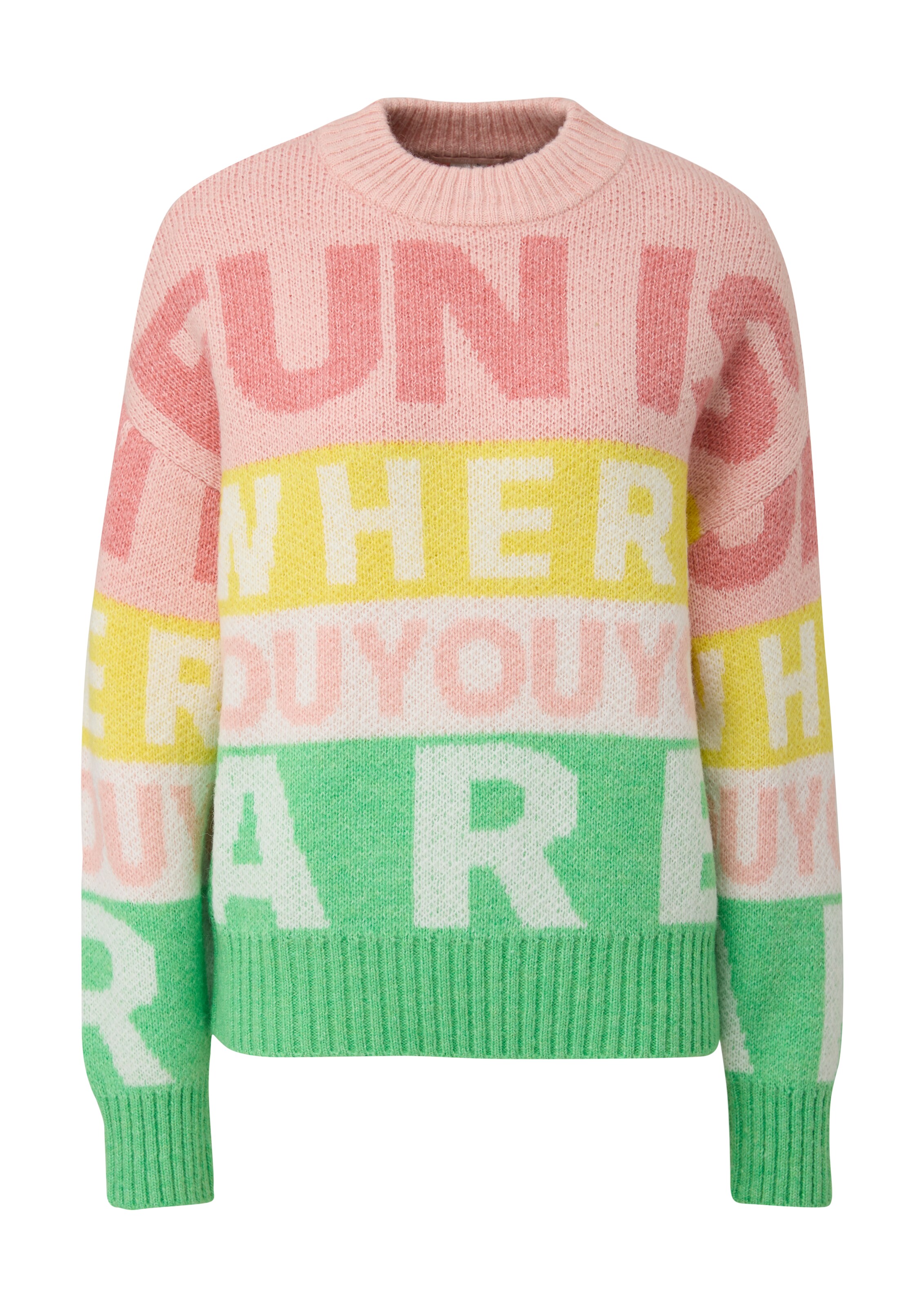 QS Sweater in Mixed colors: front
