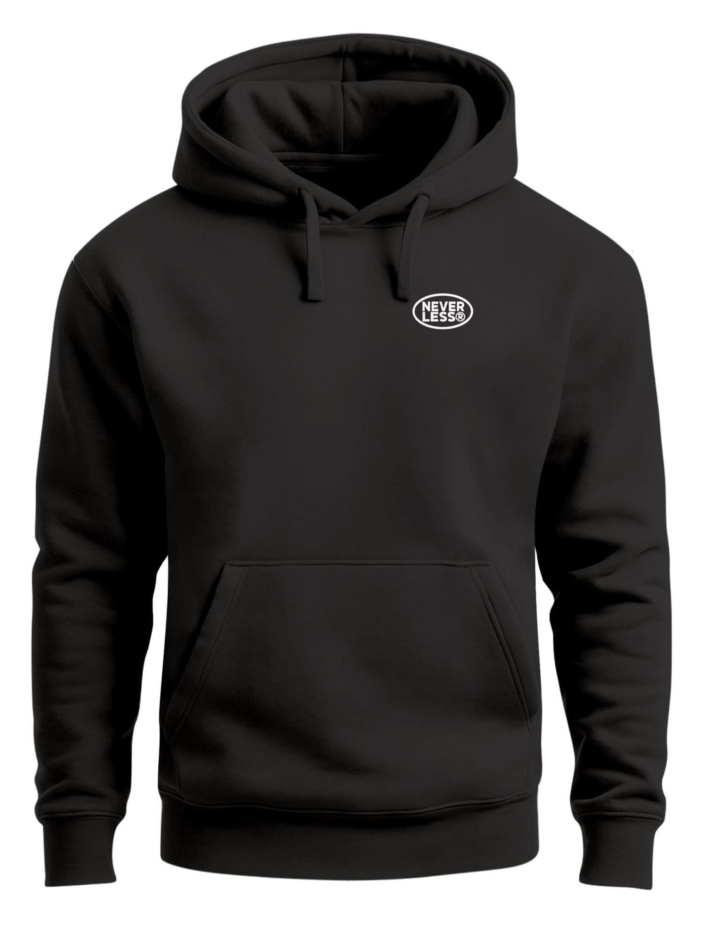 Neverless Sweatshirt 'No Bad Days' in Black: front