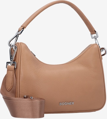 BOGNER Schultertasche 'Pontresina Lora' in Beige