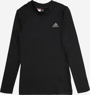 Tricou funcțional 'Techfit' de la ADIDAS PERFORMANCE pe negru: față