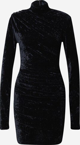 Oval Square - Vestido 'Speak' em preto: frente