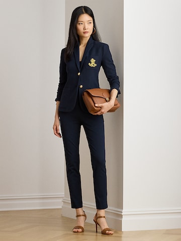 Lauren Ralph Lauren Úzky strih Nohavice 'KESLINA' - Modrá