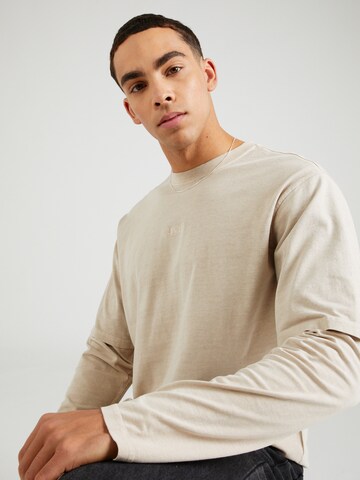 LEVI'S ® Koszulka 'LS Twofer' w kolorze beżowy