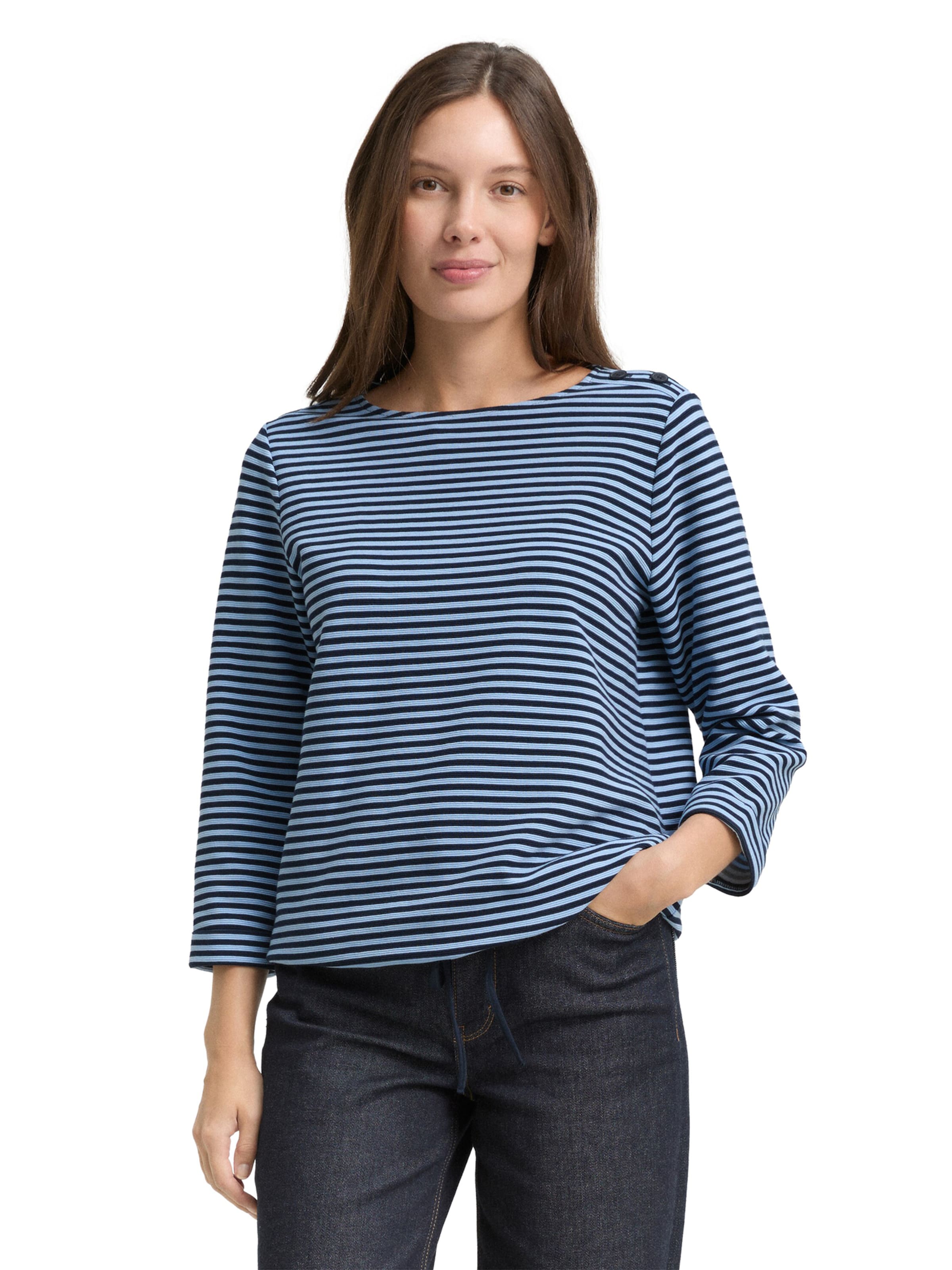 TOM TAILOR Μπλουζάκι σε μπλε: μπροστά