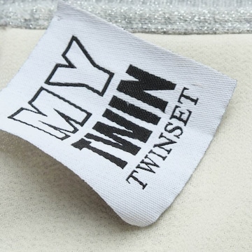 Twin Set Sweatshirt / Sweatjacke M in Silber
