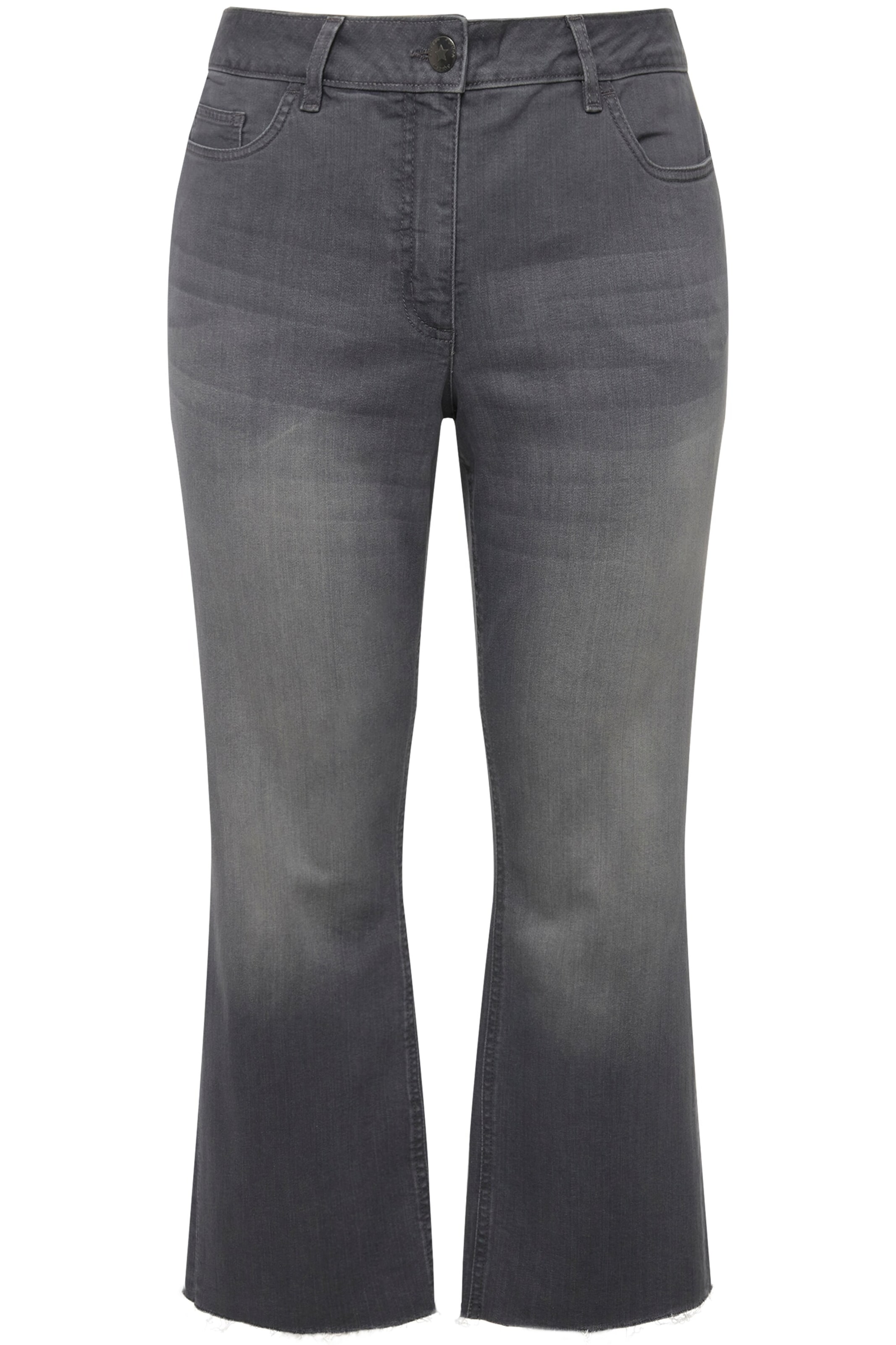 Angel of Style Flared Jeans in Grijs: voorkant