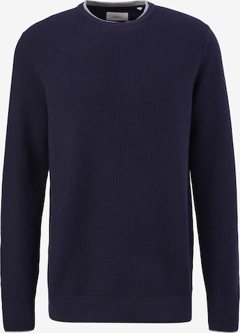 s.Oliver Sweater in Blue: front