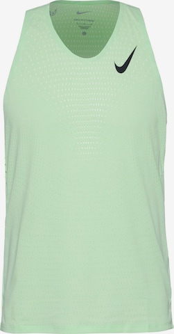 NIKE Performance Shirt 'Dfadv Aroswft' in Green: front