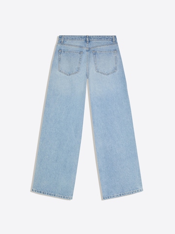 Bershka Bő szár Farmer - kék