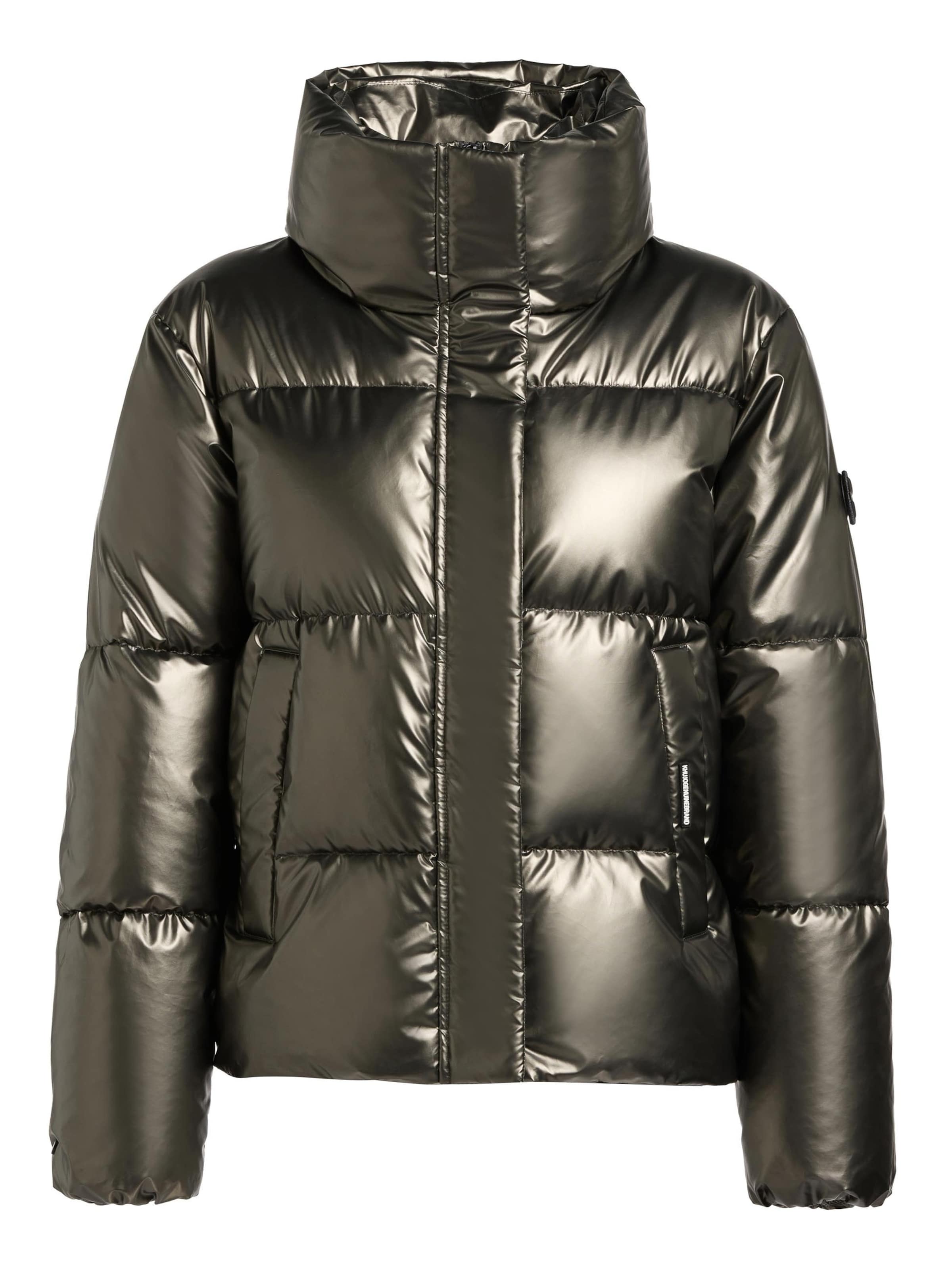 Veste d’hiver 'Rinja Shiny' khujo en marron : devant