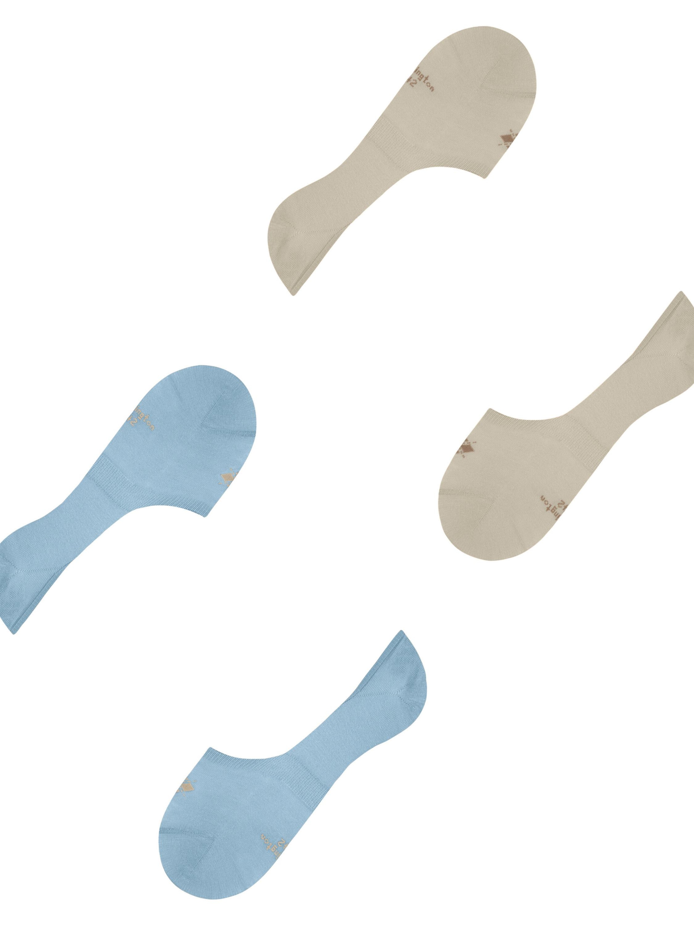 BURLINGTON Ankle Socks 'Everyday 2-Pack' in Blue