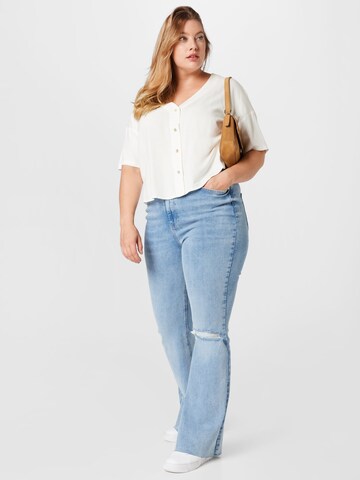 Vero Moda Curve - Blusa 'JESMILO' en blanco