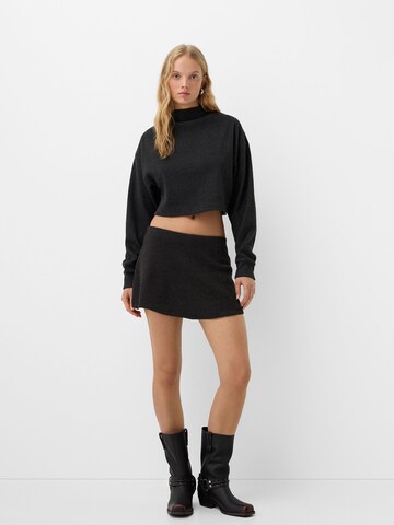 Jupe Bershka en gris
