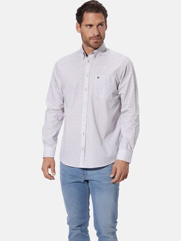 Coupe regular Chemise 'Fendril' BABISTA en blanc : devant