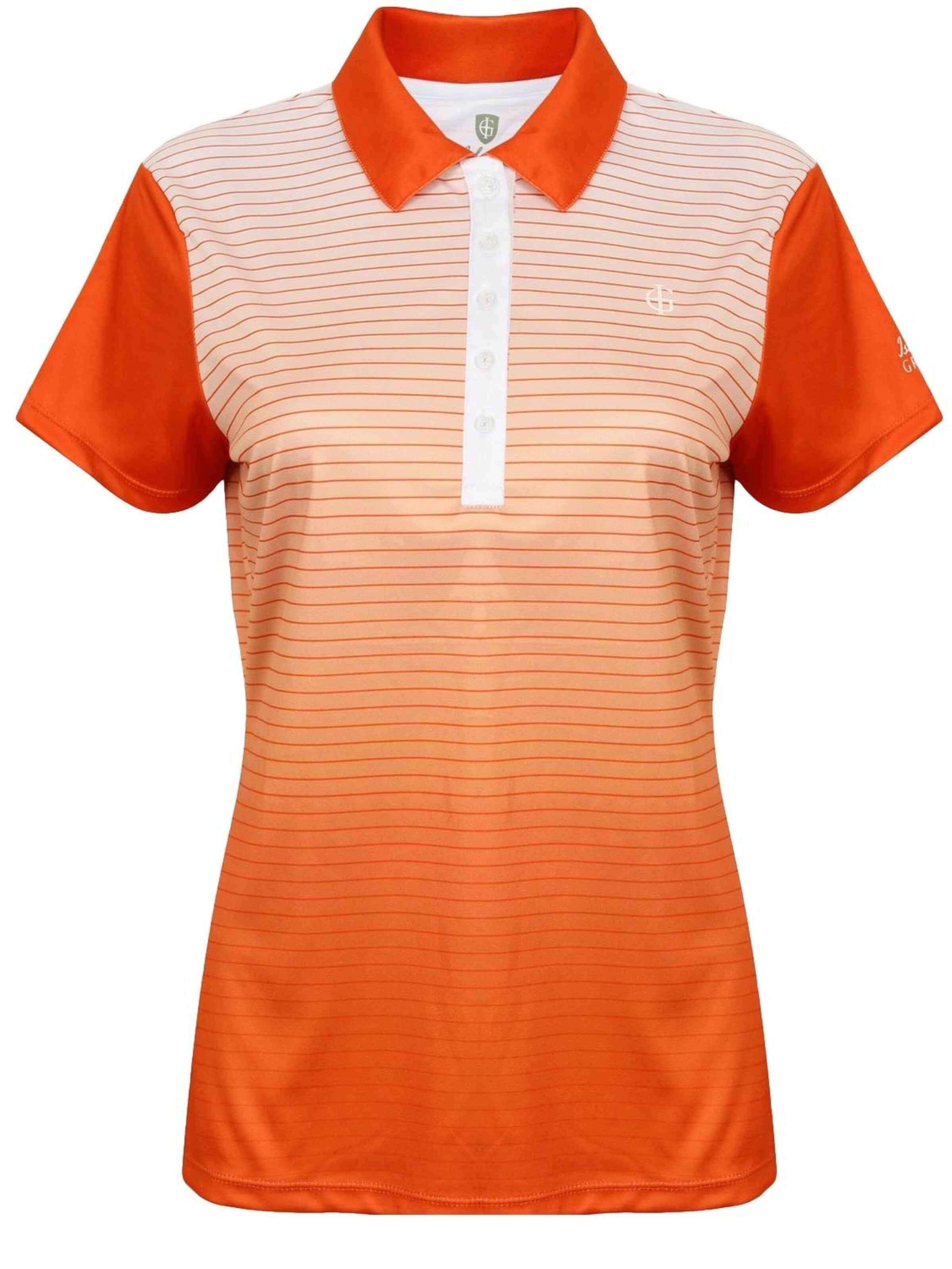 Cocain Underwear Shirt 'Poloshirt' in Orange: front