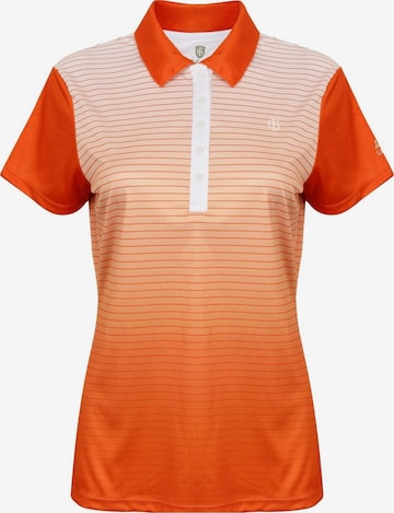 Cocain Underwear Shirt 'Poloshirt' in Orange: front