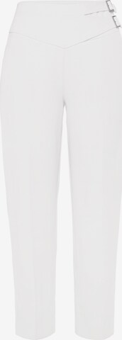 LASCANA Tapered Bügelfaltenhose in Weiß: predná strana