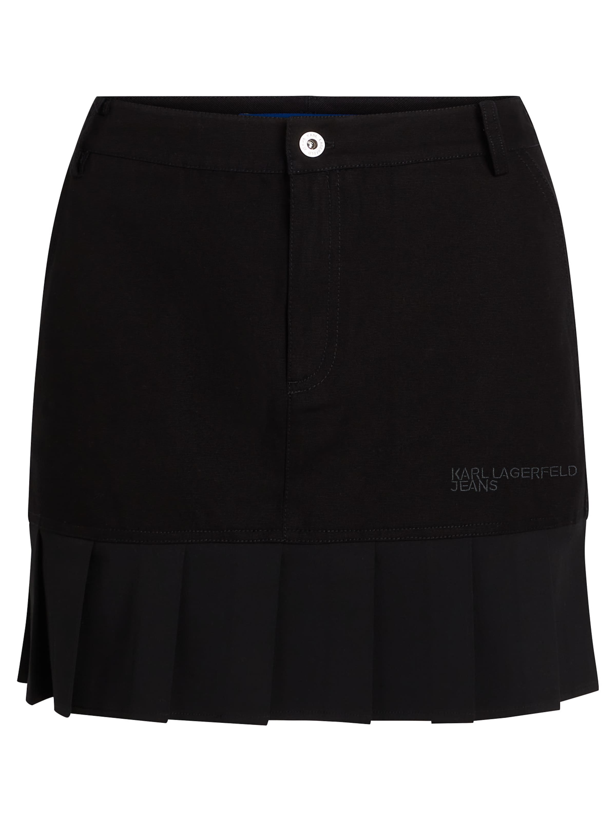 KARL LAGERFELD JEANS Φούστα σε μαύρο: μπροστά